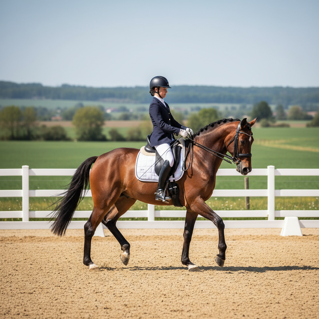 Dressage equestre : bases et communication cavalier-cheval