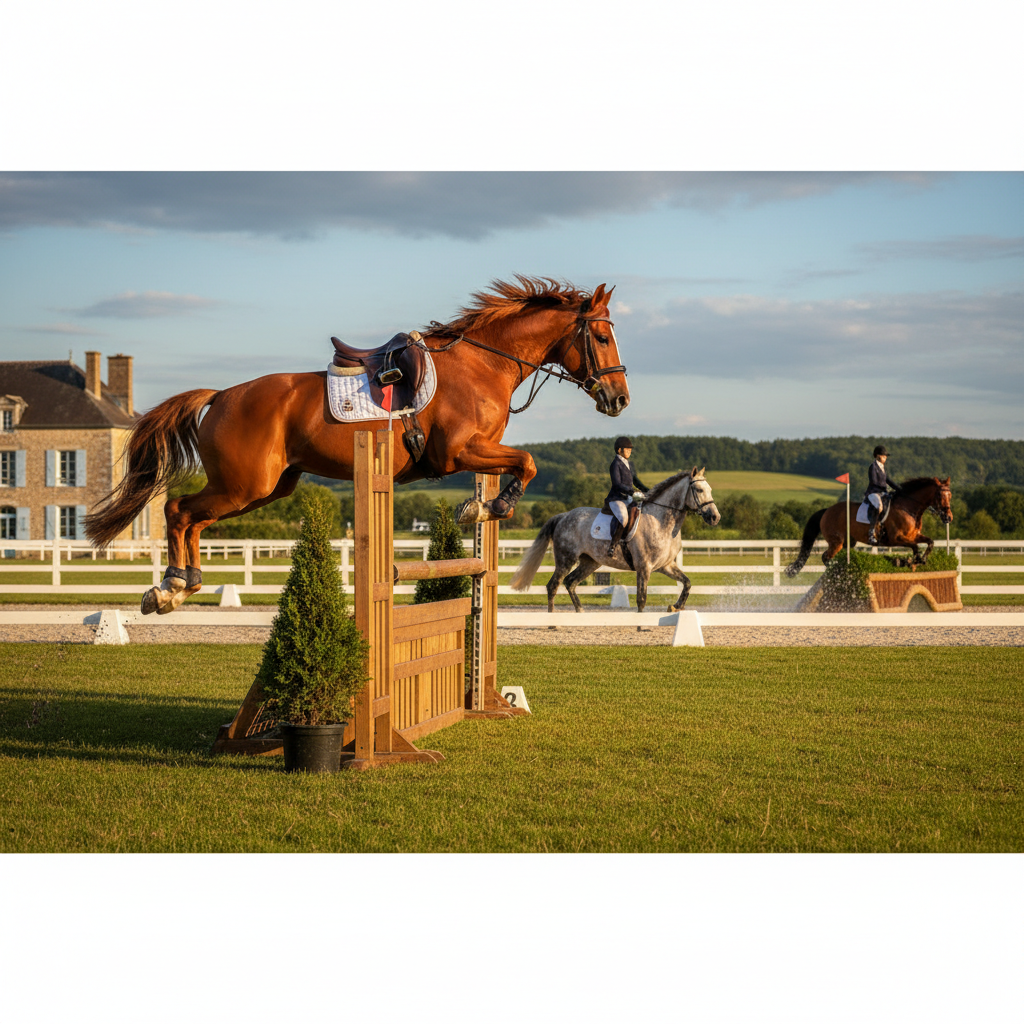 Les principales races de chevaux de sport en France