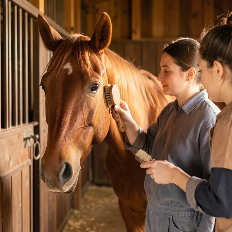Soins du cheval : routine quotidienne, mensuelle, annuelle